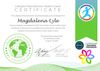 The image is a certificate from Lifestyle Prescriptions® University. It acknowledges that an individual named Magdalena Lyle has completed the 250 Hours Root-Cause Health Coach Certificate Training. The certificate includes the following details:

- The title "Lifestyle Prescriptions® Health Coach Certificate."
- A decorative globe logo representing Lifestyle Prescriptions® University.
- Signatures from the founder and president, as well as the vice president of the university.
- The practical skills assessment and certification date, which is August 15, 2022.
- Logos indicating that the program is approved by the National Board for Health & Wellness Coaching (NBHWC) and other relevant organizations. 

The design features green accents, an abstract wave pattern, and colorful icons.