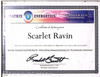 The image is a certificate of achievement for a course titled "Holo-Synchronous Energetic Technology Systems," presented by Matrix Energetics. The certificate indicates that the recipient has demonstrated superior achievement and excellence during the course held on September 12-14, 2015. It includes the name of the recipient and is signed by Richard Bartlett, who is listed as the developer and instructor. The design features a logo at the top and decorative borders.