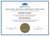 The image is a certificate from the International Association of Professions Career College. It recognizes the completion of a program titled "Death Doula." The certificate is dated March 9, 2024, and is signed by an Academic Director and the Chair of the Board of Trustees. The document features a blue border, a logo at the top, and a seal indicating authenticity.