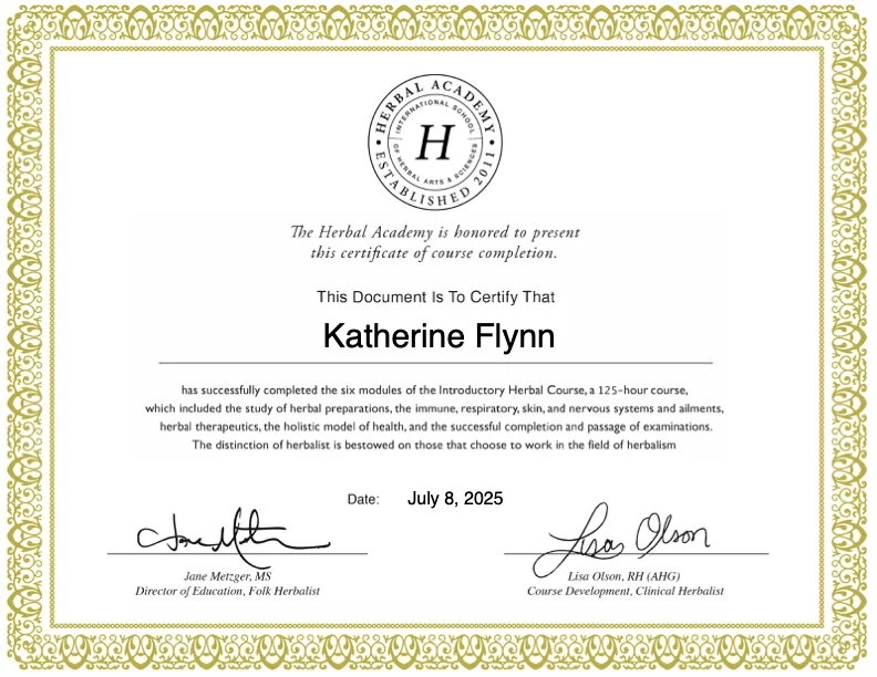 Herbalism Course