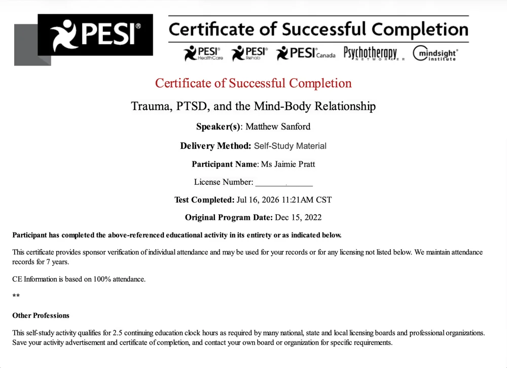 Traumatic Stress Studies: Mind-Body Relationship