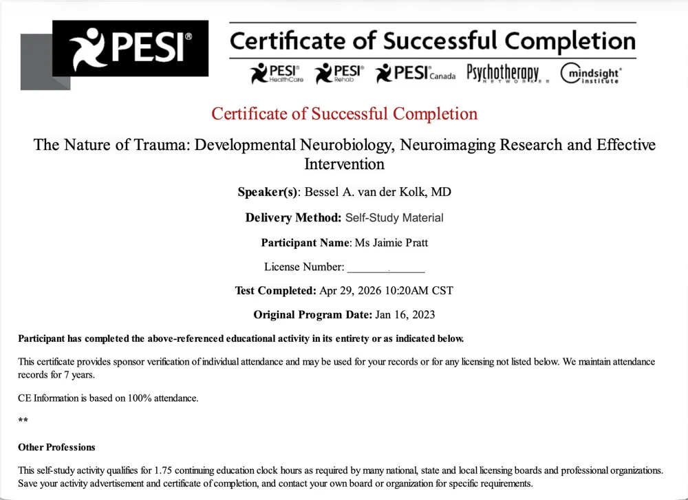 Traumatic Stress Studies: Developmental Neurobiology