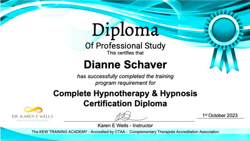 Complete Hypnotherapy & Hypnosis Certification Diploma