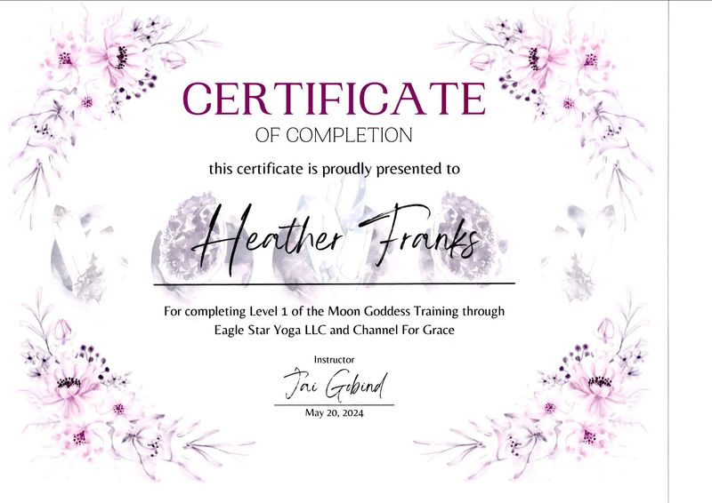 Moon Goddess Training Levels 1,2,3