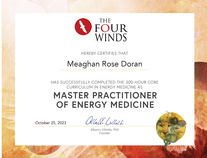 Master Practitioner of Energy Medicine