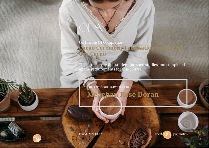 Cacao Ceremony Facilitation